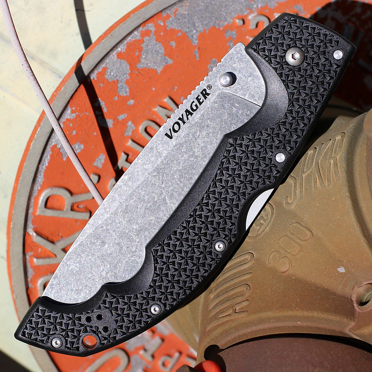 Cold Steel XL Voyager - Black Griv-Ex (5.5" AUS10A) CS-29AXB 3 Cold Steel XL Voyager - Black Griv-Ex (5.5" AUS10A) CS-29AXB - Image 3