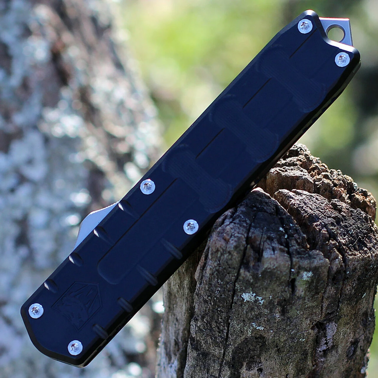 CobraTec Enforcer OTF Automatic - Blk Alum. (3.25" M390 Satin) CTEBLKM390DNS 4 CobraTec Enforcer OTF Automatic - Blk Alum. (3.25" M390 Satin) CTEBLKM390DNS - Image 4