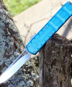 CobraTec Enforcer OTF Automatic - Blue Alum. (3.25" M390 Satin) CTEBLUM390DNS