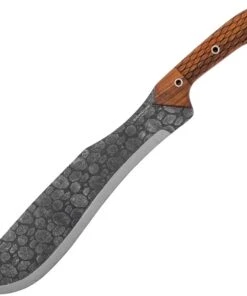 Condor Vipera Machete CTK2820-12.8HC, 12.88" 1075 High Carbon Snake Skin Blade, Checkered Walnut Handle