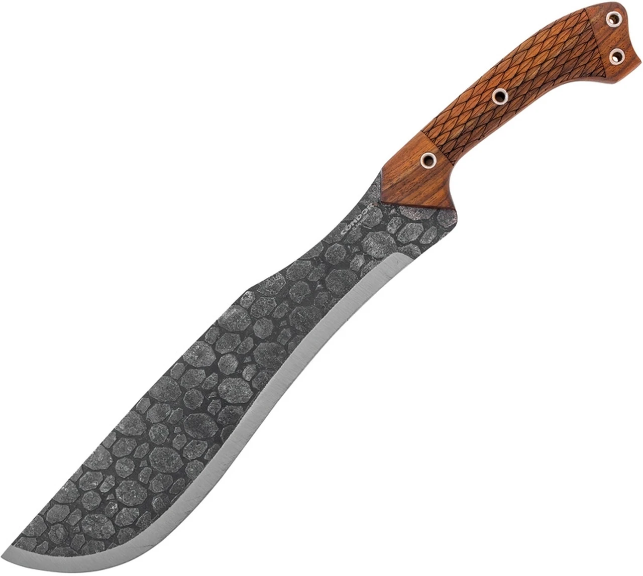 Condor Vipera Machete CTK2820-12.8HC, 12.88" 1075 High Carbon Snake Skin Blade, Checkered Walnut Handle 1 Condor Vipera Machete CTK2820-12.8HC, 12.88" 1075 High Carbon Snake Skin Blade, Checkered Walnut Handle