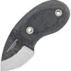 Condor Tortuga 80715HC, 1.43" 1075 Carbon Steel Plain Blade, Black Micarta Handles