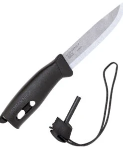 Morakniv Companion Spark, 4" Satin Stainless Blade, Black Polypropylene Handle