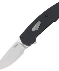 CRKT 6321 Cottidae, 2.61" D2 Satin Plain Blade, Black ADC12 Al Handle