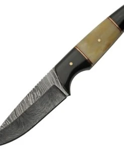 Damascus Blade Knife Damascus Blades - Buffalo/Camel Bone (4.5" Damascus) 1293BO
