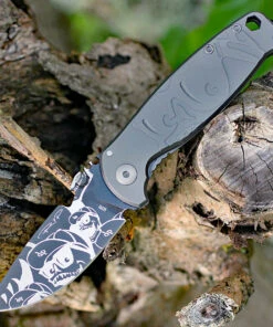 DPx Gear Hest 020 Mr. DP Decade DPHSF020, 3.25" M390 Plain Blade, Titanium Handle