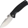 DPX Gear HEST Urban Mil Spec HSF062, 2.75" CPM-154 Tumble Plain Blade, Black G-10 & Titanium Handle