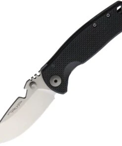 DPX Gear HEST Urban Mil Spec HSF062, 2.75" CPM-154 Tumble Plain Blade, Black G-10 & Titanium Handle