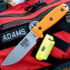 ESEE Knives ESEE-4P35V-OR, 4.5" S35VN Plain Blade, Orange G-10 Handle, Black Sheath