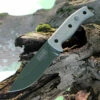 ESEE Knives ESEE Model 5, Green Canvas Micarta, OD Blade, Kydex Sheath, Plain Edge