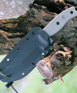 ESEE Knives ESEE Model 5, Green Canvas Micarta, OD Blade, Kydex Sheath, Plain Edge -Knifeworks Sales Store ESEE 5P OD E.2 30320.1576008932