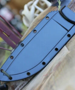 ESEE Knives ESEE-6 6POD-003, 5.75" 1095 Carbon Steel OD Green Plain Blade, OD Green/Black 3D Handle, Black Molded Sheath -Knifeworks Sales Store ESEE 6 SHEATH 25345.1581973496