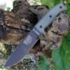 ESEE Knives ESEE-6P-CP-B, 6.5" Plain Blade w/ Clip Point Blade , Black Molded Sheath w/ Clip Plate