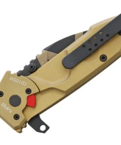 Extrema Ratio MFO Folding Knife EX0140DW, 2.5" N690 Desert Warfare Plain Blade, Tan Aluminum Handle -Knifeworks Sales Store EX0140DWn 05458.1619100521
