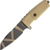 Extrema Ratio Task C Fixed Blade EX084TSKC, 4.2" N690 Desert Warfare Plain Blade, Tan Forprene Handle