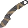 Extrema Ratio NK1 Neck Knife EX123NK1, 1.75" N690 SS Desert Warfare Plain Blade, Black SS Handle