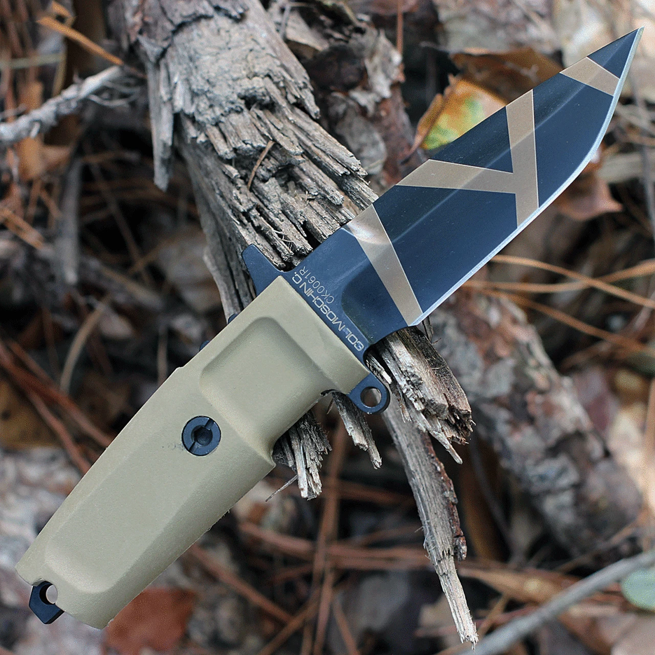 Extrema Ratio Col Moschin Compact Knife, 4.3" N690 Desert Warfare Plain Blade, Tan Forprene Handle 2 Extrema Ratio Col Moschin Compact Knife, 4.3" N690 Desert Warfare Plain Blade, Tan Forprene Handle - Image 2