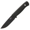 Fallkniven F1 Swedish Military, Laminated VG10 Black Teflon Coated, Full Cover Leather Sheath