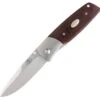 Fallkniven PXL Magnum Folder, Maroon Micarta Handle, Plain Edge