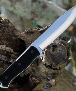 Fallkniven A1x Survival Fixed Blade - Black Thermorun (6.25" Satin) Zytel Sheath with Clip -Knifeworks Sales Store FNA1XCLIP 98231.1628191131