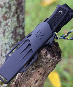 Fallkniven R2 Scout - Black Thermorun (3.16" Elmax) R2z -Knifeworks Sales Store FNR2Z 44554.1627744483