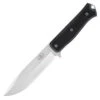 Fallkniven S1x Black Thermorun (5.12" Satin) Zytel Sheath w/Clip