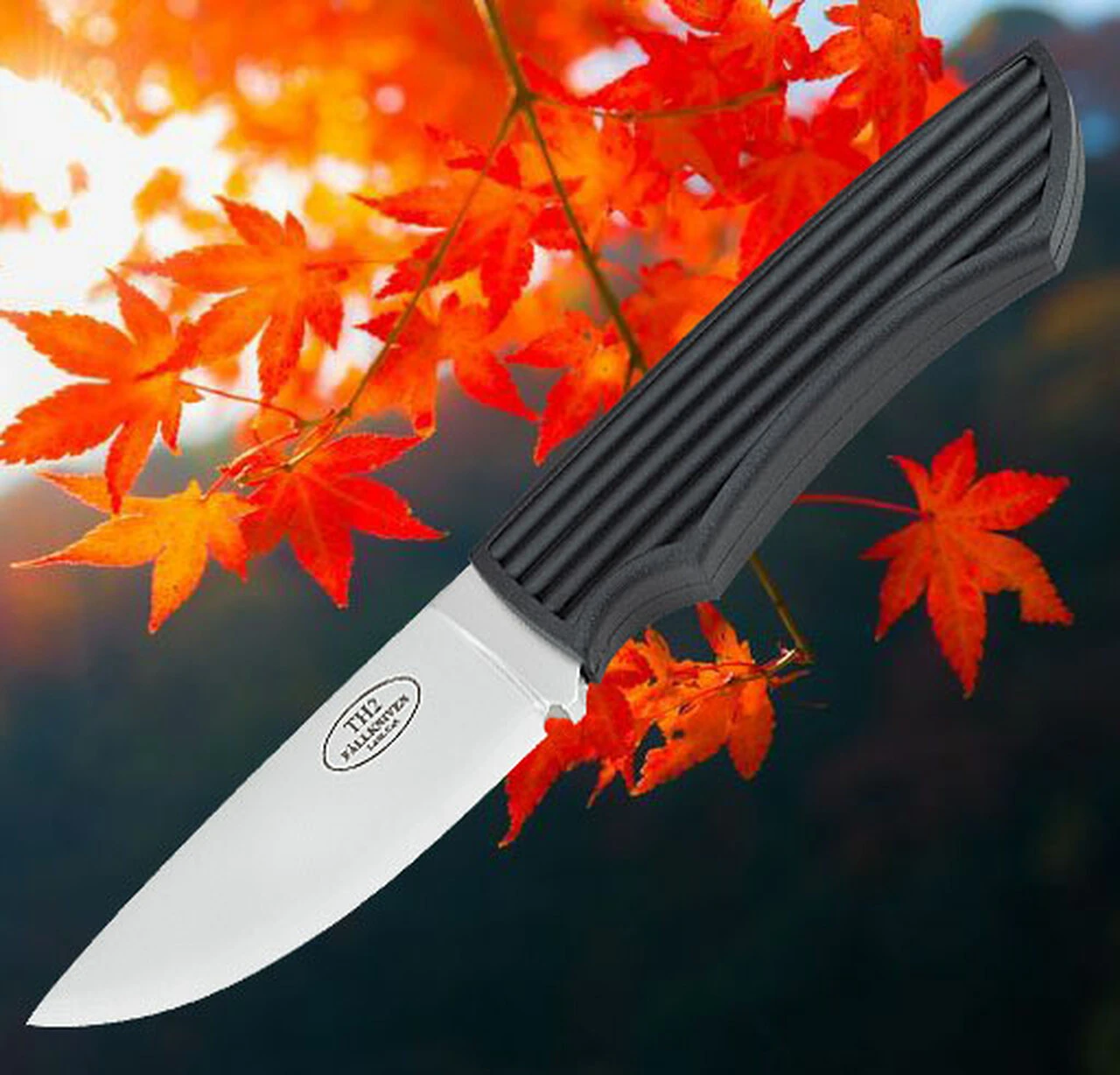 Fallkniven Taiga Hunter 2, 3.30" Lam. CoS Plain Blade, Black Thermorun Handle w/ Zytel Sheath 1 Fallkniven Taiga Hunter 2, 3.30" Lam. CoS Plain Blade, Black Thermorun Handle w/ Zytel Sheath