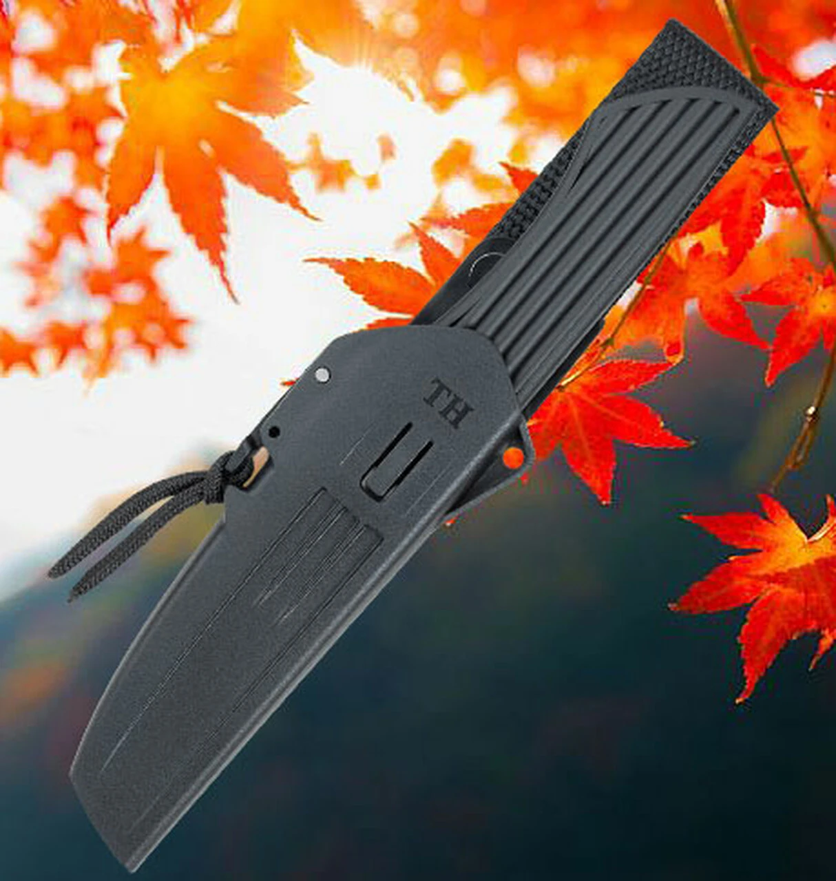 Fallkniven Taiga Hunter 2, 3.30" Lam. CoS Plain Blade, Black Thermorun Handle w/ Zytel Sheath 2 Fallkniven Taiga Hunter 2, 3.30" Lam. CoS Plain Blade, Black Thermorun Handle w/ Zytel Sheath - Image 2