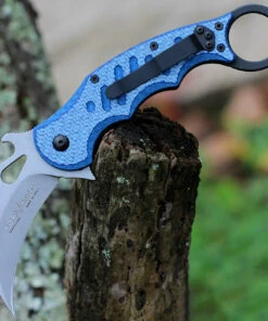 Fox Knives USA Fox Knives 479 - Blue Twill CF (3.2" N690Co SW) 479BLTSW