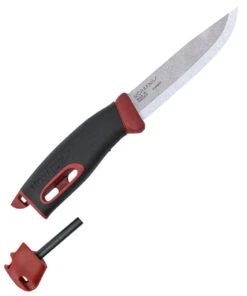 Morakniv Companion Spark 13571, 4.1" Stainless Steel Blade, Red & Black Polypropylene Handle -Knifeworks Sales Store FT02396 2 18915.1615407130