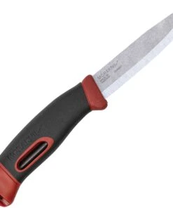 Morakniv Companion Spark 13571, 4.1" Stainless Steel Blade, Red & Black Polypropylene Handle