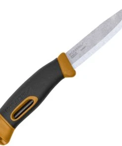 Morakniv Companion Spark Yellow FT02400, 4" Satin Stainless Steel, Yellow Polypropylene Handle