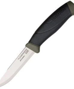 Morakniv Companion - Black & Green (4" Carbon Satin) 10258