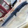 Fox Knives USA Fox Stealth Carbon Titanium, Titanium Grade 5 & Carbon Fiber, Forprene Handle