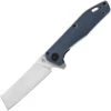 Gerber Fastball Cleaver 30-001837, 3.0" CPM-20CV Stonewash Plain Blade, Urban Blue Aluminum Handle