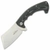 Gil Hibben Hibben Folding Cleaver GH5109, 3.88" 7Cr17 Stainless Steel Satin Cleaver Blade, Black Micarta Handle