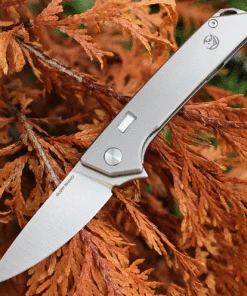 Glow Rhino Reactor - Matte Titanium w/ Tritium (2.7" S35VN Satin) 101-Ti-S35VN-XG