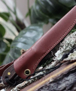 Grohmann Knives #3 Boat Knife R3S, 4" Satin Stainless Steel Fixed Blade, Rosewood Handle w/Brown Leather Sheath -Knifeworks Sales Store GR3.2 28799.1619031560