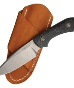 Bradford Guardian 3D 3FE-101AEBL, 3.5" AEB-L SS Stonewashed Plain Blade, Black Canvas Micarta Handle -Knifeworks Sales Store Guardian 3D Black 2 86918.1594410548