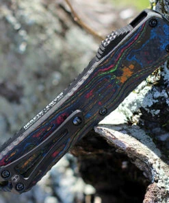 Heretic Knives Heretic Manticore E OTF Automatic - Awesome 80's CF / Blk Alum (3.2" Tanto DLC SW) H027-6A-CF80's 5 Heretic Knives Heretic Manticore E OTF Automatic - Awesome 80's CF / Blk Alum (3.2" Tanto DLC SW) H027-6A-CF80's -Knifeworks Sales Store H027 6A CF80s.2 42302.1644263916