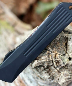 Heretic Knives Heretic Manticore X OTF Automatic - Awesome 80's CF / Blk Alum (3.7" Blk DLC Tanto) H031-6A-CF80's -Knifeworks Sales Store H031 6A CF80s.3 56583.1643120354