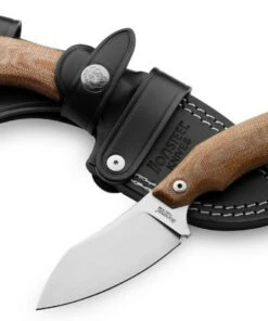 LionSteel H1 Natural Canvas Micarta (2.95" M390 SW) H1 CVN