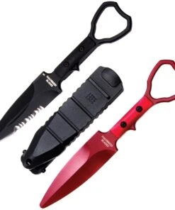Halfbreed Blades Compact Clearance Bundle CCK-01, 4" Trainer and Live Blade W/ Sheath