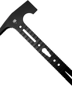 Halfbreed Blades Incident Response Tool IRT-01, 5.59" K110 D2 Teflon Coated Plain Blade, Black Multi-Tool Handle