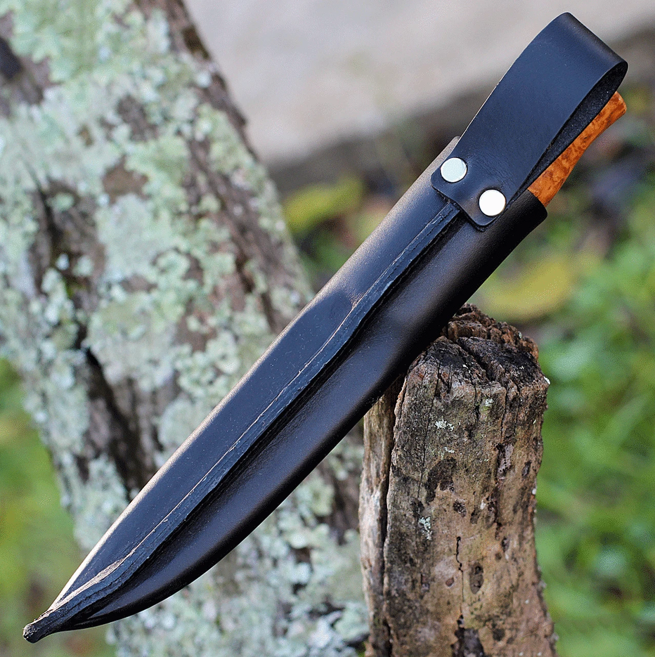 Helle Jegermester, 5.31 in. Sandvik 12C27 stainless steel, Curly Birch Handle 4 Helle Jegermester, 5.31 in. Sandvik 12C27 stainless steel, Curly Birch Handle - Image 4