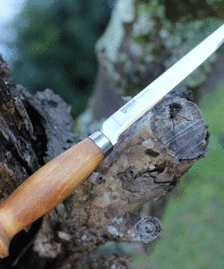 Helle Fiskekniv, Sandvik 12C27 Stainless Steel, Brich Handle