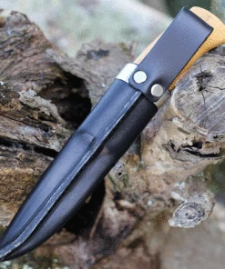 Helle Harmoni, Triple Laminated Stainless Steel, Curly Birch/Walnut Handle -Knifeworks Sales Store HE87.2 05376.1637092612