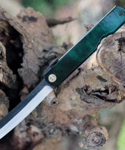 Higonokami Aogami 3.00" Satin Jade Stainless Folder HIGOCJB -Knifeworks Sales Store HIGOCJB.1 46254.1627487673