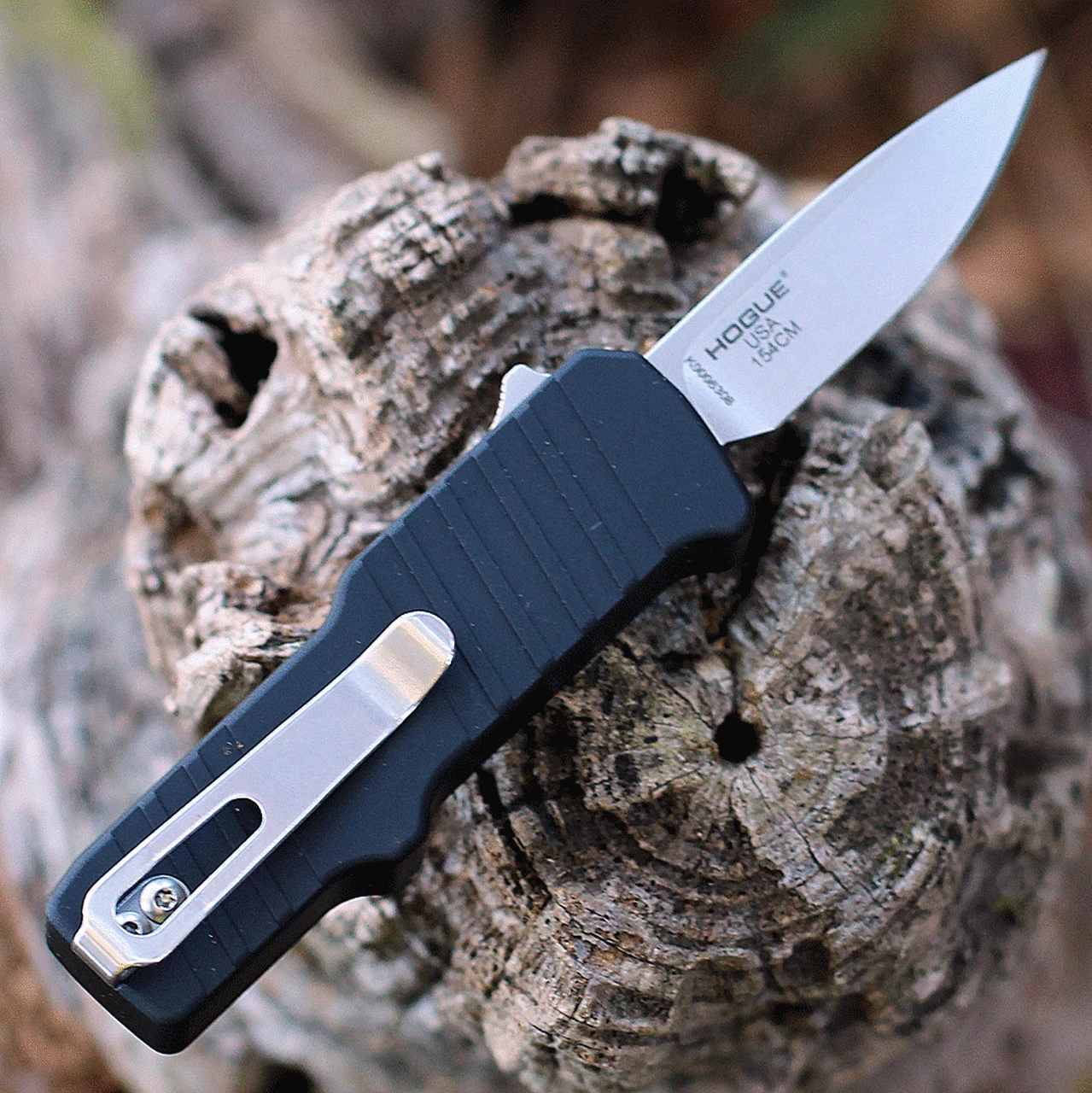 HK Knives HK Micro Incursion OTF Automatic - Blk Alum. ( 1.9" 154CM SW) 54030 2 HK Knives HK Micro Incursion OTF Automatic - Blk Alum. ( 1.9" 154CM SW) 54030 - Image 2