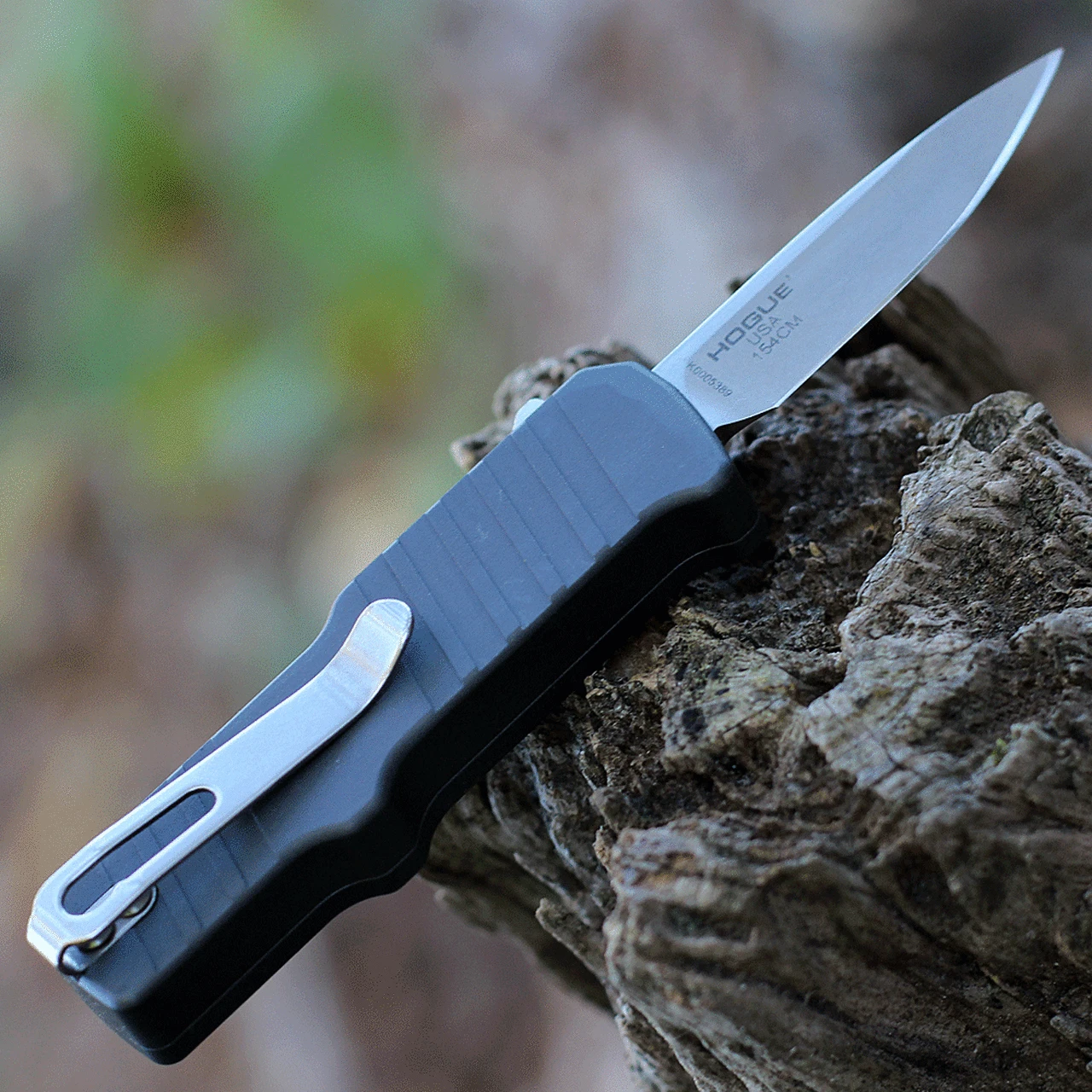 HK Knives HK Micro Incursion OTF Automatic - Gray Alum. ( 1.9" 154CM SW) 54032 2 HK Knives HK Micro Incursion OTF Automatic - Gray Alum. ( 1.9" 154CM SW) 54032 - Image 2